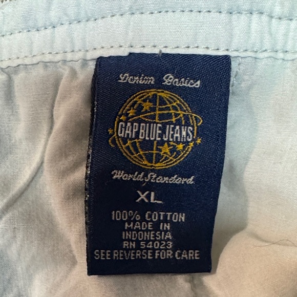 Gap Blue Jeans Denim Overalls 38/30 - Picture 6 of 9